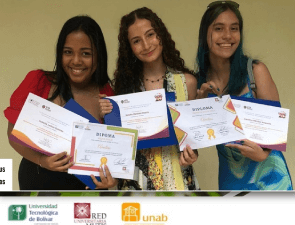 Estudiantes de Unibagué ganadoras de la red mutis
